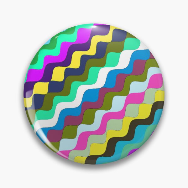 Aperçu de l'œuvre Ondes fractales angulaires multicolores abstraites 6 créée et vendue par SXW Designs.