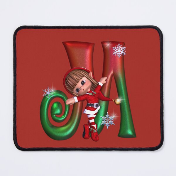 Item preview, Christmas Elf with M designed and sold by Marialen.
