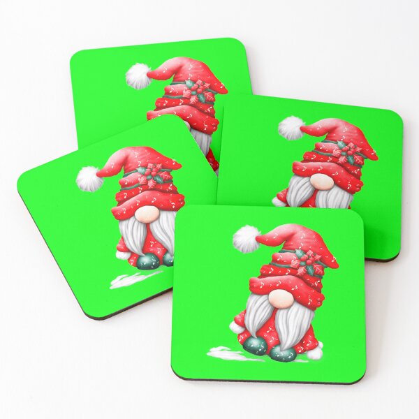 Item preview, Cute Red Music Santa Christmas Gnome designed and sold by ShreecreatE.