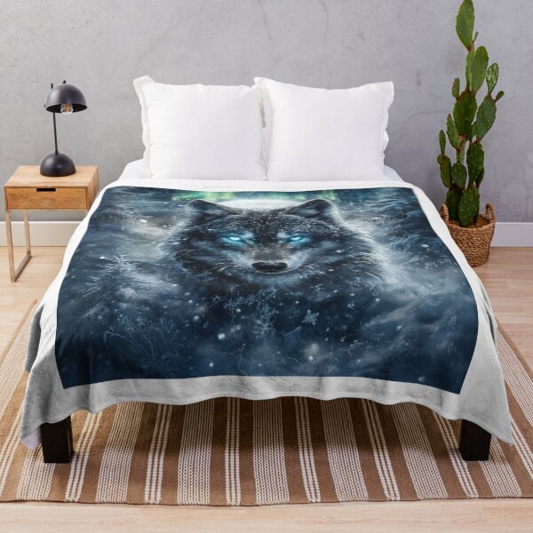Item preview, Frosted Wolf in a Winter Wonderland designed and sold by ArctiveStudio.