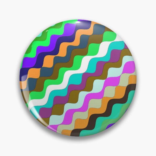 Aperçu de l'œuvre Ondes fractales angulaires multicolores abstraites 7 créée et vendue par SXW Designs.