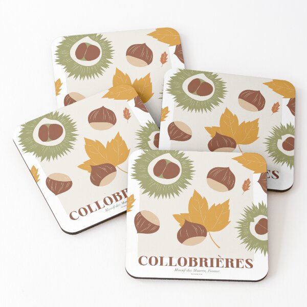 Item preview, poster illustration collobrières, var, french riviera designed and sold by manonpradier.