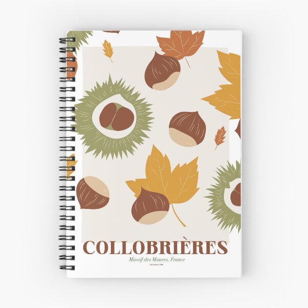 Item preview, poster illustration collobrières, var, french riviera designed and sold by manonpradier.