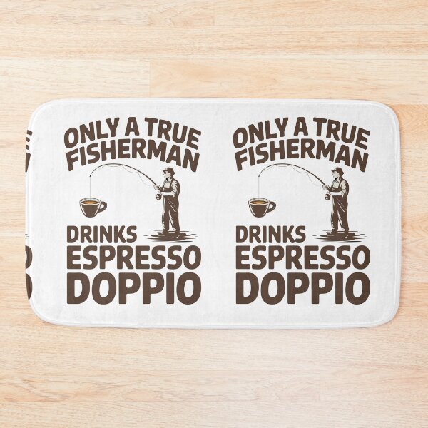 Item preview, the ultimate art for passionate anglers and a coffee lover designed and sold by e-milka.