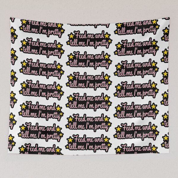 Item preview, Feed me and tell me I'm pretty designed and sold by the-craft-shop.