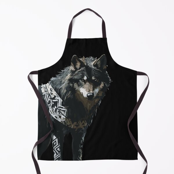 Item preview, Wolf in Nordic Runes designed and sold by Hisirdoux.