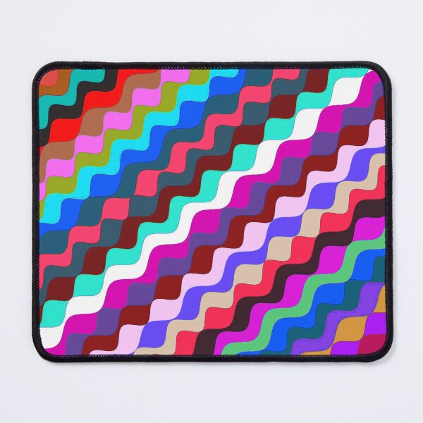 Item preview, Abstract Multicolored Angled Fractal Waves 8 designed and sold by SXW Designs.
