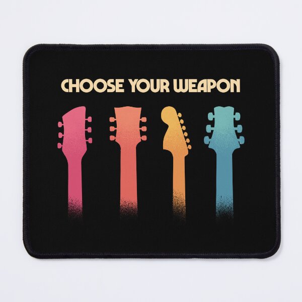 Item preview, Choose your Weapon - Guitar Music Edition designed and sold by sachpica.