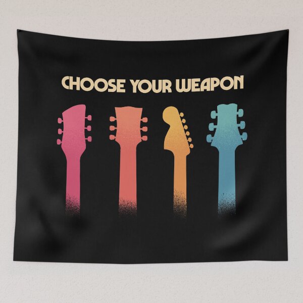 Item preview, Choose your Weapon - Guitar Music Edition  designed and sold by sachpica.