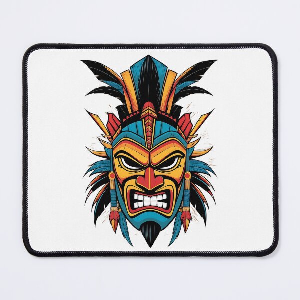 Item preview, Vibrant Tribal Warrior Mask designed and sold by Taans-Creation.