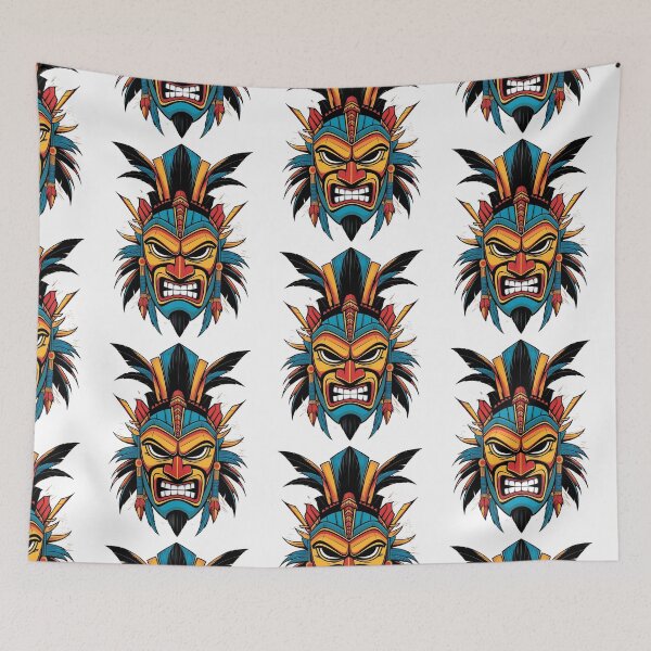 Item preview,  Vibrant Tribal Warrior Mask  designed and sold by Taans-Creation.
