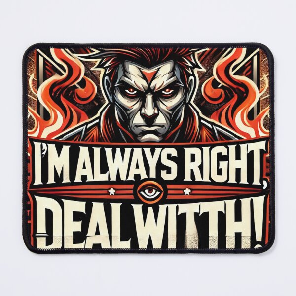 Item preview, I'm Always Right - Deal With It! designed and sold by Alta-store.