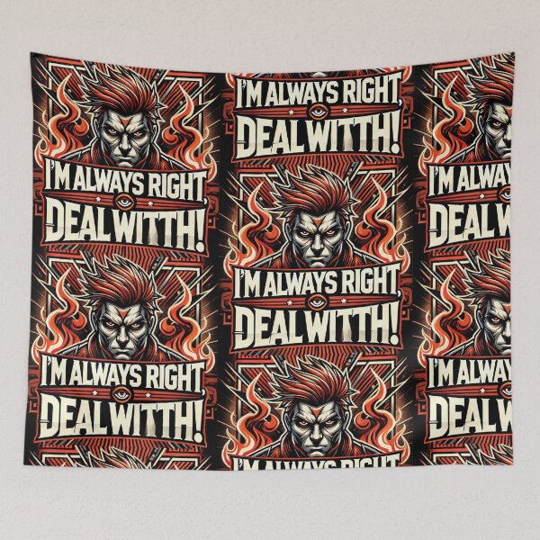 Item preview, I'm Always Right - Deal With It! designed and sold by Alta-store.