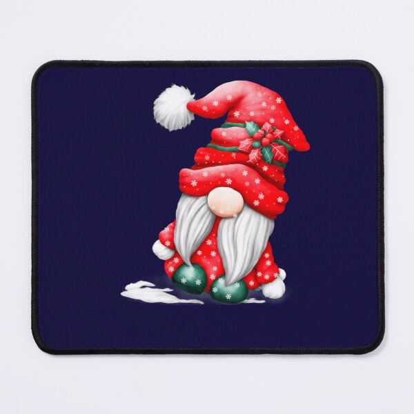 Item preview, Cute Red Snow Flakes Santa Christmas Gnome designed and sold by ShreecreatE.