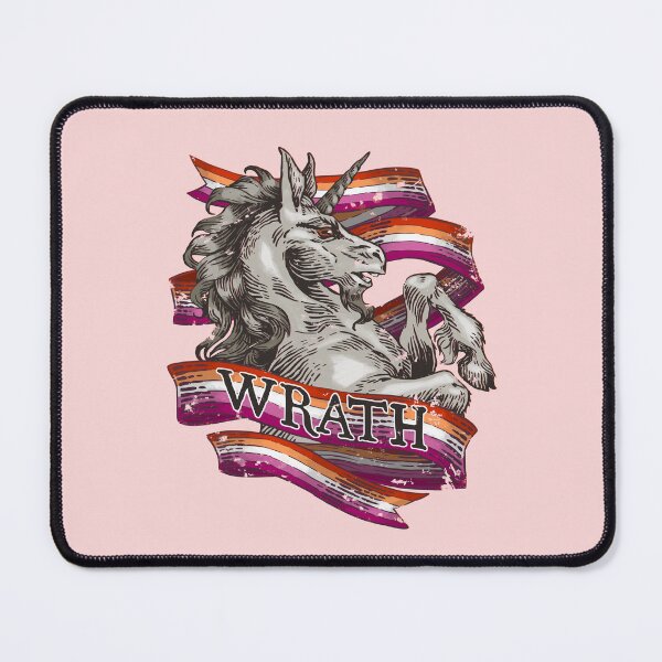Item preview, Wrath Unicorn - Lesbian Pride designed and sold by StillWinter.