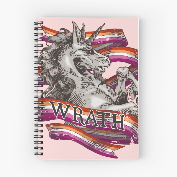 Item preview, Wrath Unicorn - Lesbian Pride designed and sold by StillWinter.