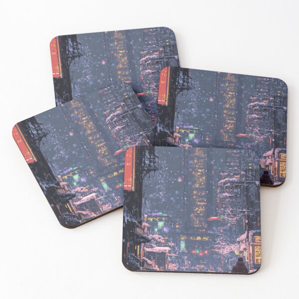 Item preview, Pixel Cyber City designed and sold by NicolasGlowArt.