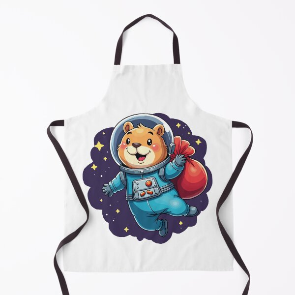 Item preview, Festive Capybara Astronaut: Space Christmas Adventure designed and sold by Krasnovaovaova.