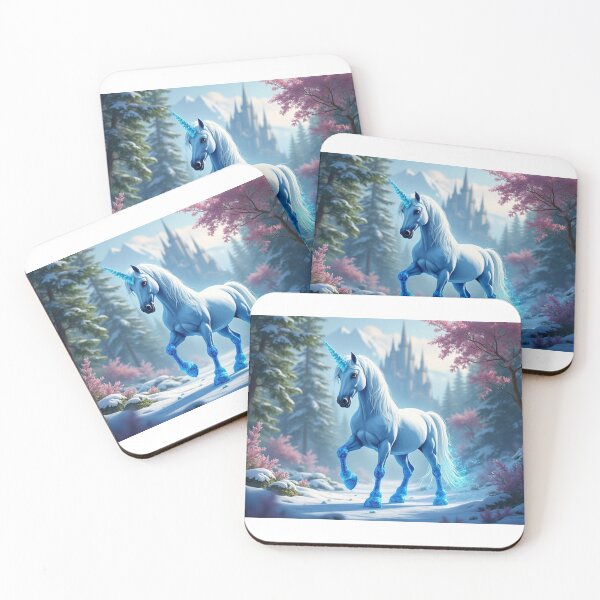 Item preview, Frozen Magical Fairy Tale Unicorn 2 designed and sold by Fantasy Horseys.