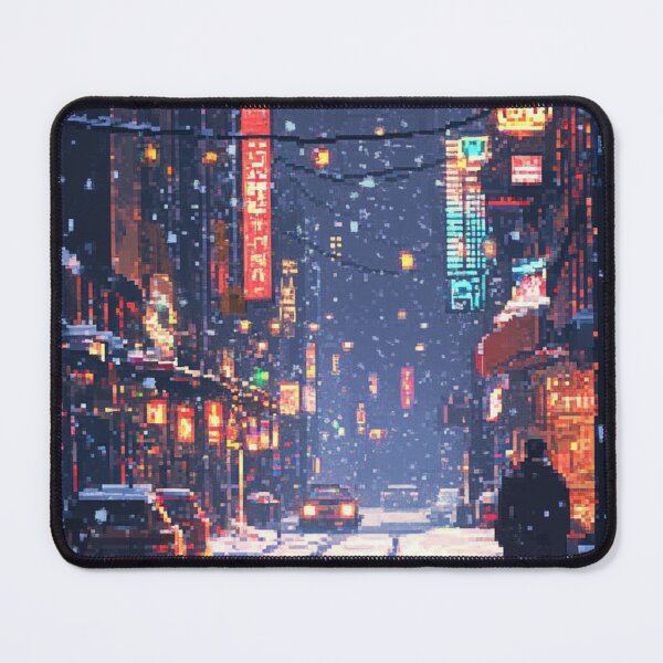 Item preview, Pixel Winter City designed and sold by NicolasGlowArt.