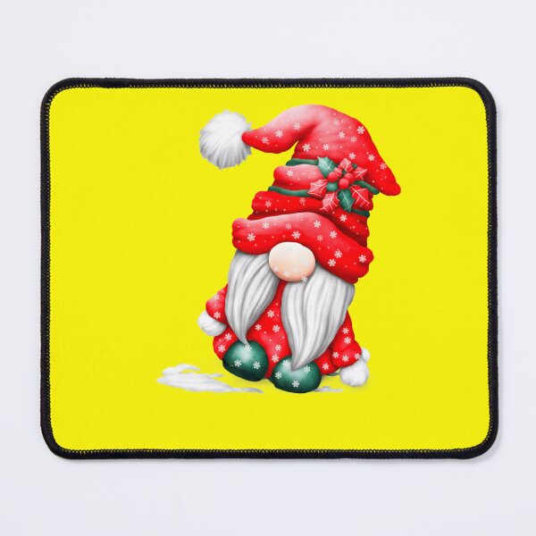 Item preview, Cute Red Snow Flakes Santa Christmas Gnome designed and sold by ShreecreatE.