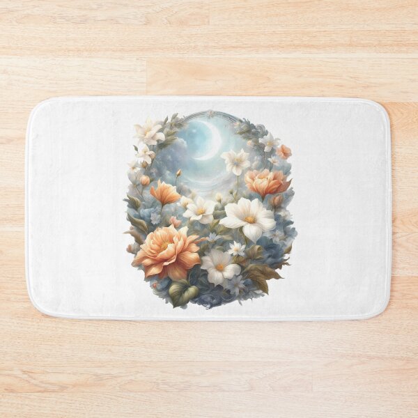 Item preview, Moonlit Floral Dreams – Whimsical Flowers - Magical Garden designed and sold by MystiqSlav.