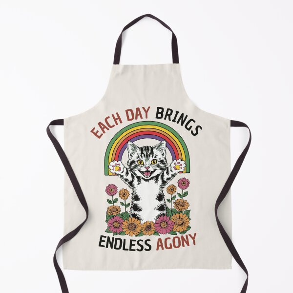Item preview, Each Day Brings Endless Agony Existential Crisis Kitten designed and sold by thecatcouch.