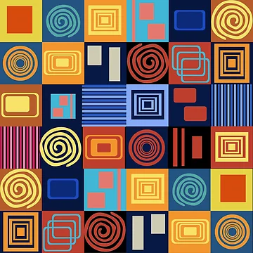 Artwork thumbnail, Retrospective Pattern by Andrew  Hitchen