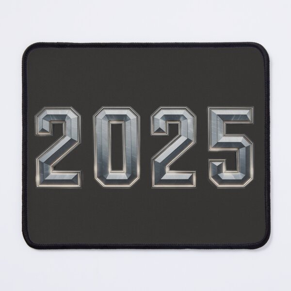 Item preview, Metallic 2025: Industrial Steel Typography designed and sold by OLLIEDIGITALS.