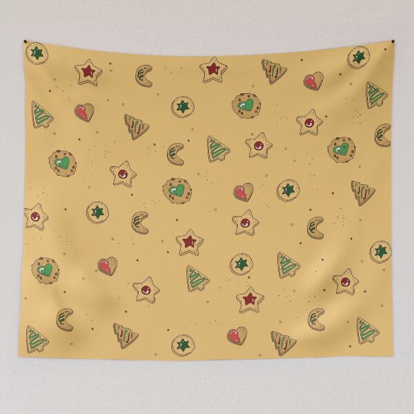 Item preview, Christmas shortbread cookies illustration designed and sold by pideluve.
