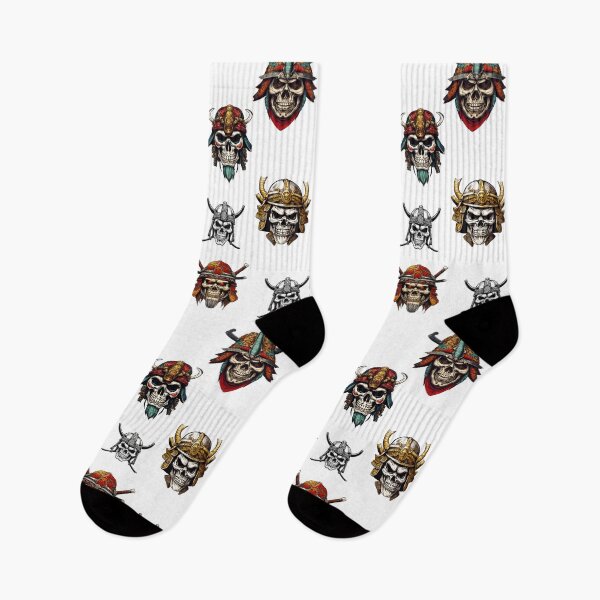 Item preview, Samurai Legacy Symbolic Skull Pattern 2 designed and sold by Tom-Johnson.