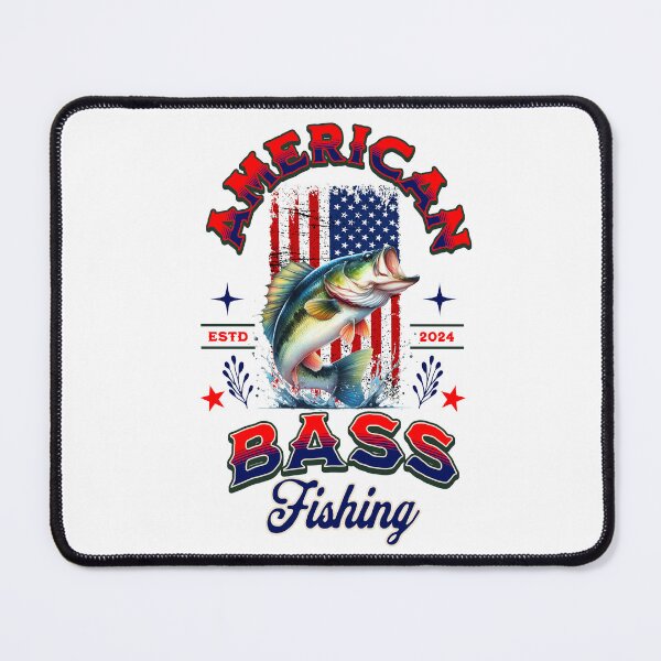Item preview, American Flag Bass Fishing designed and sold by TheFishingSpot.