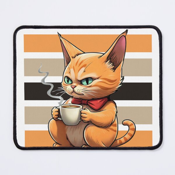 Item preview, My Alone Time Is Non-Negotiable - Cartoon Coffee Cat designed and sold by JCRockDesign.