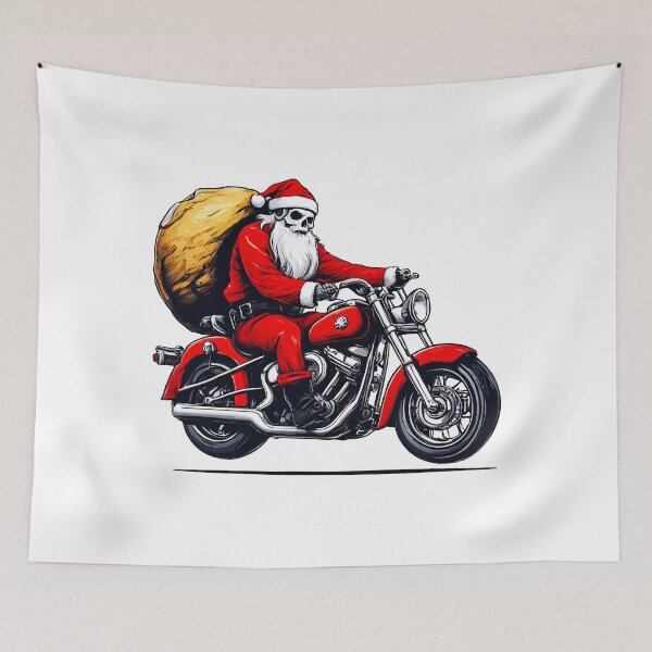 Item preview, Santa Skull Cruising Through Christmas Night 3 designed and sold by Tom-Johnson.