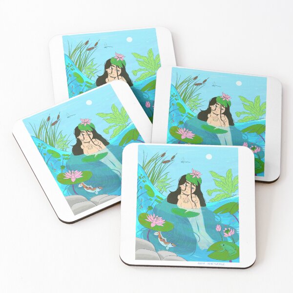 Item preview, Pond Girl  designed and sold by hcneysuckleshop.