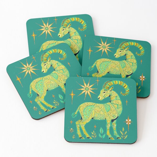 Item preview, Capricorn Zodiac Sign in Intricate Patterns designed and sold by Marymarice.