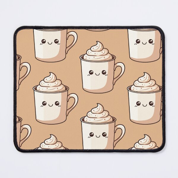 Item preview, Kawaii Happy Hot Chocolate With Whipped Cream designed and sold by CriaCreative.