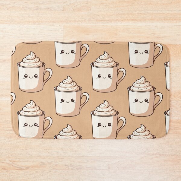 Item preview, Kawaii Happy Hot Chocolate With Whipped Cream designed and sold by CriaCreative.