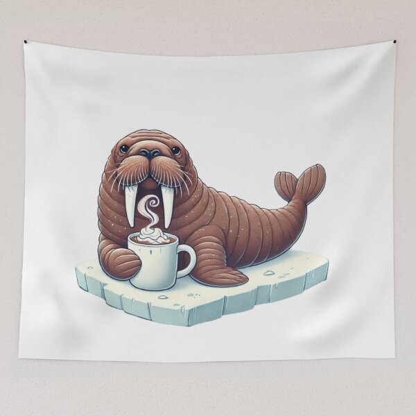Item preview, Chill Like a Walrus - Winter Vibes designed and sold by HopeLoom.