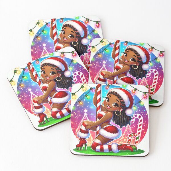 Item preview, Pole Dancer Santa Christmas Spirit New Year Gift designed and sold by MinimumViableMeme.