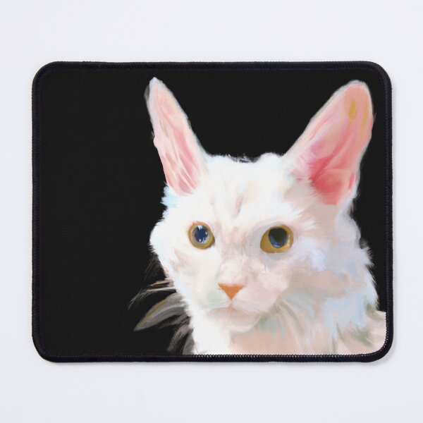 Item preview, A painting of a white cat 3 designed and sold by MerryCrown.