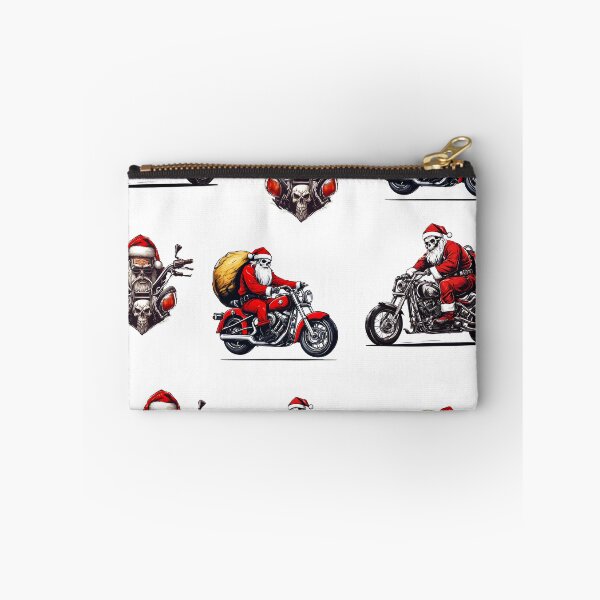 Item preview, Santa Skull Cruising Through Christmas Night Pattern 1 designed and sold by Tom-Johnson.