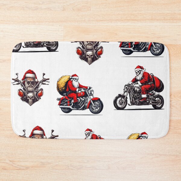 Item preview, Santa Skull Cruising Through Christmas Night Pattern 1 designed and sold by Tom-Johnson.