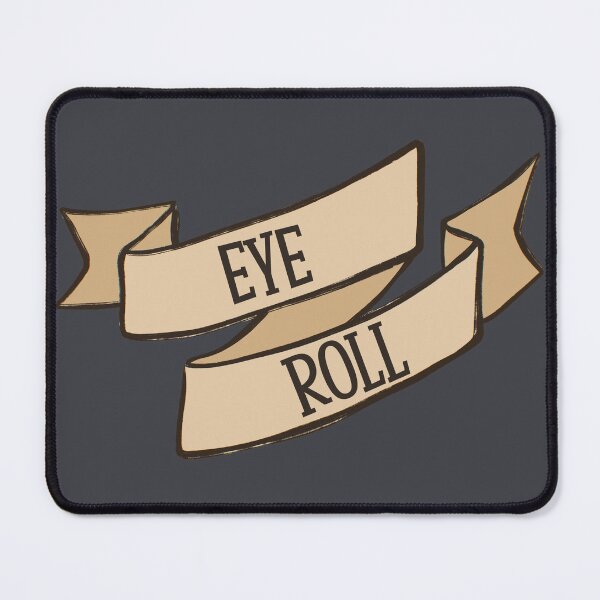 Item preview, Eye Roll Ribbon Scroll designed and sold by Skull Fern.