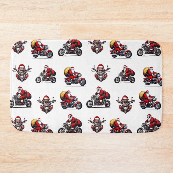 Item preview, Santa Skull Cruising Through Christmas Night Pattern 2 designed and sold by Tom-Johnson.