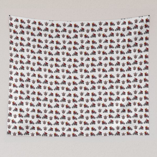 Item preview, Santa Skull Cruising Through Christmas Night Pattern 4 designed and sold by Tom-Johnson.