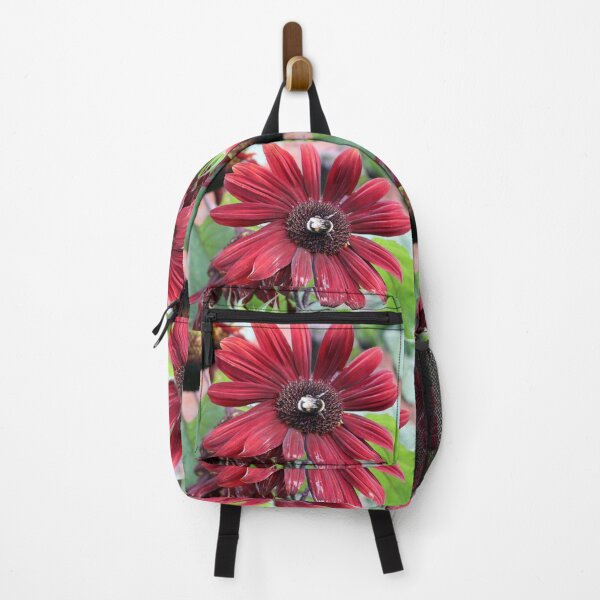 Item preview, Red Sunflower and Bumblebee designed and sold by pinkal.