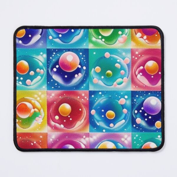 Item preview, Rainbow Bubbles. Abstract Pattern #28. Poster. Background designed and sold by Art in Bloom.