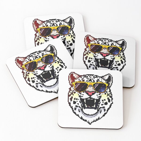 Item preview, Pixel Snow Leopard Cool designed and sold by NaturePixel.