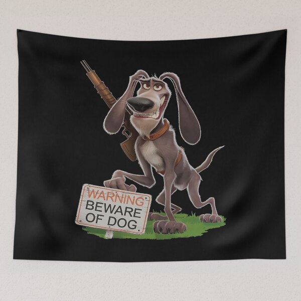 Item preview, Beware of dog - Dog sign - Warning sign - Dangerous dog - Dog on watch - Beware Of The Dog designed and sold by JansenGS.